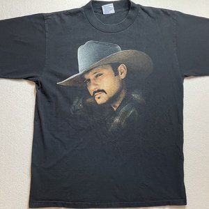 Vintage 1995 Tim McGraw All I Want Tour Shirt Don’t Signatures L Fade